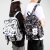 2024 New Women's Backpack Large Capacity Portable Travel Bag Trendy Wild Couple Schoolbag