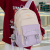 2024 Spring and Summer New Student Backpack Fashion Junior's Schoolbag High School Student Large Capacity  Backpack
