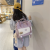 2024 New Korean Style Girl Canvas Bag Female College Style Student Handbag Trendy Simple Messenger Bag Female