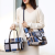2024 Spring and Summer New Plaid Six-Piece Set Son Mother Tote Contrast Color Trendy One-Shoulder Handbag