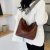 Single-Shoulder Bag Bag for Women 2024 New Large Capacity Glossy Soft Pu Shoulder Messenger Bag Trendy Women's Bags