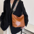 Single-Shoulder Bag Bag for Women 2024 New Large Capacity Glossy Soft Pu Shoulder Messenger Bag Trendy Women's Bags