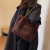 2024 New Plaid Large Capacity Woolen Bag Women's Fashion All-Match Handbag Retro Commuter Shoulder Tote Bag