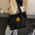 2024 Summer New Korean Style Leisure Artistic Canvas Shoulder Bag Fashion Washing Handbag Large-Capacity Crossbody Bag
