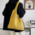 Trendy Women's Bags Simple Retro Hollow Knitted Portable Shoulder Bag Women's Vest Bag Woolen Yarn Bag All-Match Fashion