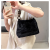2024 Fashionable Beaded Portable New Chinese Style Bag Women's Original Niche Velvet Underarm Bag All-Match Shoulder Bag