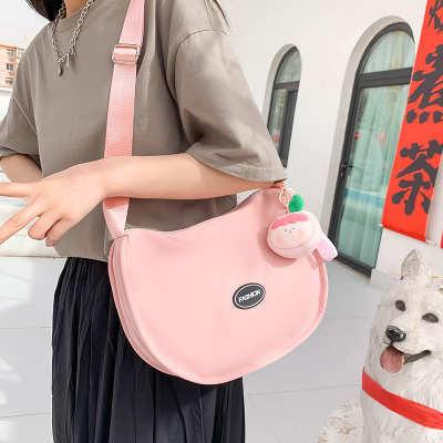 Dumpling Bag Fashionable Large Capacity Student Versatile Daily Shopping Korean Style Women's Shoulder Messenger Bag