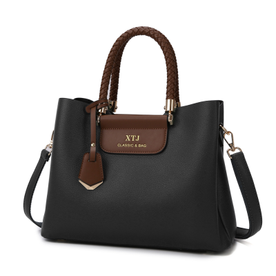 Urban Simple Texture Women's Tote Bag Crossbody Shoulder 2024 Summer New Korean Style Fashionable Large Capacity Handbag