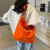 2024  Large Capacity Canvas Women's Bag Student Fashion Simple Trendy One-Shoulder Crossbody Tote Handbag Bag for Women