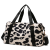 Fitness bag with large capacity and cow pattern, fashionable and trendy storage luggage bag, women's short distance outd