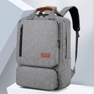2024 New Men's Casual Backpack Large Capacity Minimalist Three-Piece Set Schoolbag Outdoor Travel Business Computer Bag