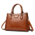 Trendy Women's Bag 2024 New Large Capacity Crocodile Pattern Shoulder Bag Women's Fashion Versatile Handbag Daily Simpli