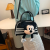 2024 New Cartoon Figurine Doll Women's Bucket Bag Cute Spliced Versatile Bag Handbag Middle Bag Women's Bag