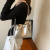 2024 New Style Metal Bow Bucket Bags Women's Summer Mori Cute Western Style Niche Drawstring Bag Fashion Women's Bag