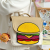 School Trends Children's Canvas Bag Female 2024 New Large Capacity Cartoon Cute Shoulder Bag Class Messenger Bag
