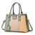 2024 New Fashion Elegant Women's Handbag Large Capacity Contrast Color Middle-Aged Mother Shoulder Messenger Bag