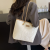 Large Capacity Bag Female 2024 New Fashion Casual Shoulder Bag High Sense College Students Class Commuter Tote
