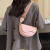 Retro Textured Small Bag Ladies 2024 New Popular All-Matching Messenger Bag Fashion Shoulder Underarm Bag Saddle Bag