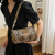 Bag design for female niche, retro and fashionable leopard print handbag, Korean girl versatile commuting underarm trend
