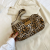 Bag design for female niche, retro and fashionable leopard print handbag, Korean girl versatile commuting underarm trend