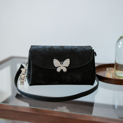 2024 new niche design underarm bag with fashionable and versatile butterfly single shoulder crossbody bag, trendy women'