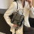 Popular British Style Backpack for Women 2024 New Fashion Color Contrast Retro Backpack Versatile Handheld Schoolbag