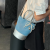 Small Bag Women's Bag Denim Bucket Bag 2024 New Casual Fashion All-Matching Commuter Tote Shoulder Messenger Bag