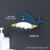 Dancing Whale Soap Dish Punch-Free Bathroom Double-Layer Draining Soap Holder Bathroom Wall-Mounted Soap Holder Storage Rack