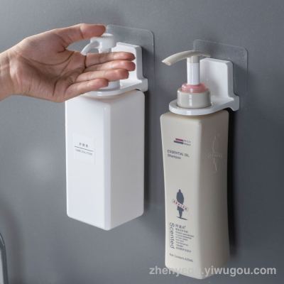 Toilet Punch-Free Shower Gel Wall Mount Bathroom Hand Sanitizer Wall Storage Rack Bathroom Shampoo Storage
