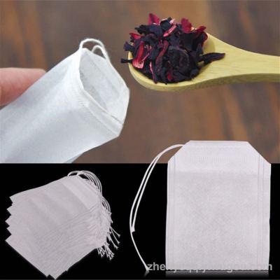 100 Drawstring Non-Woven Tea Bags Teabag Tea Bags Empty Tea Bag Disposable Traditional Chinese Medicine Bag