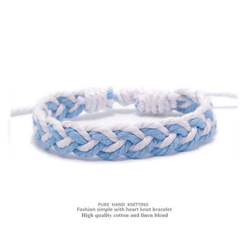 ins internet celebrity couple bracelet men and women‘s one pair student girlfriends bracelet two three simple fashion woven hand strap