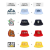 Customized Wholesale Hat Pure Cotton Light Board Embroidered Fisherman Hat Sun Protection Outdoor Bucket Hat