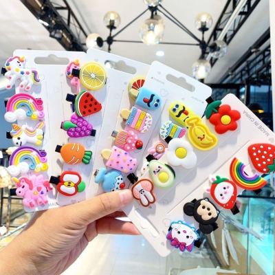 Internet Hot Children's Small Hairclip Fashion Headdress Hair Accessories Hairpin Girl's Side Clip Does Not Hurt Hair Accessories