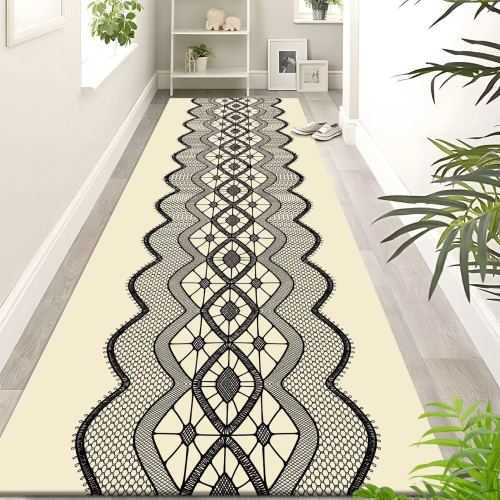 wholesale stall household disposable floor mat nordic geometric light luxury splash-ink european style various patterns processing coiled material cross-border