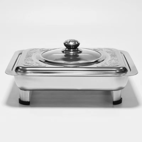 不锈钢四脚炉餐炉自助餐小型餐炉户外餐盘