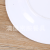 Hotel Western Food Flat Shallow Plate White Imitation Porcelain Plate Steak Plate Moonlight Disc Tableware Dim Sum Plate Printed Logo