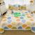 Cross-Border Bed Cover New Pearl Cotton Bed Cover Three-Piece Set Fairy Style Chiffon Lace Bed Cover Four Seasons