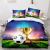 Bedding 3d Cross-Border, Qatar World Cup Quilt Cover Four-Piece Bedding Set