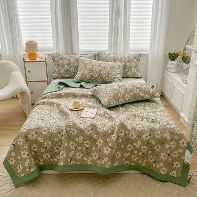 Cotton Small Cotton Bedding Supplies Summer Quilt 3-Piece Set, Bed Cover 3-Piece Set