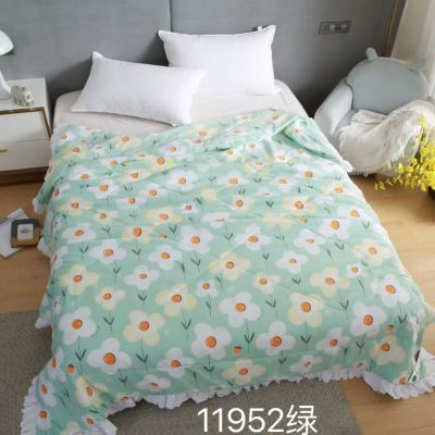 Bedding Running Volume Korean Style Washed Cotton Summer Quilt One-Piece Delivery Domestic Sales Foreign Trade Supply