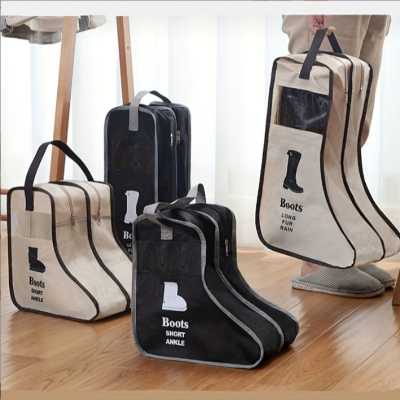 Korean Style Boots Bag Travel Shoes Bag Home Boots Storage Bag Shoes Storage Bag Visual Dustproof Long Short Boots Cover