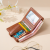  Short Wallet Women's Bifold Large Bill Wallet Special-Interest Design Coin Purse Trendy Card Holder Certificate Holder
