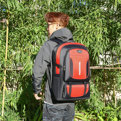 Large-Capacity Backpack Oxford Cloth Backpack Hiking Backpack Outdoor Travel Bag Luggage Bag Men's Backpack Travel Bag