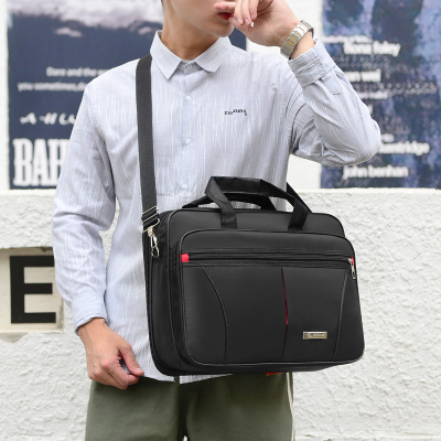 Men's Messenger Bag Shoulder Bag Business Trip New Portable Briefcase Large Capacity Laptop Lightweight Briefcase