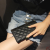 Casual Simple Women's Handbag Trendy All-Matching Long Wallet Two Fold Wallet High-Grade Solid Color Mobile Phone Bag