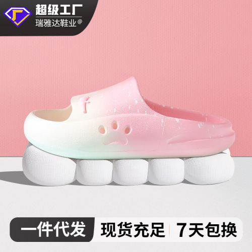 children‘s slippers gradient summer children‘s home slippers soft bottom non slip outdoor spring boys pvc sandals wholesale