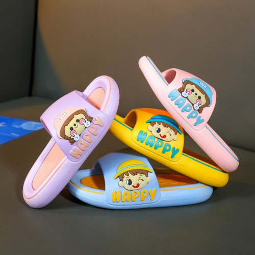 children‘s children‘s slippers new summer boys and girls non-slip soft bottom children‘s slippers indoor and outdoor children cartoon children‘s sandals