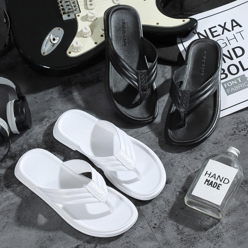 summer 2024 men‘s casual new outdoor flip flops trendy ins style korean style large size flip-flops beach shoes men