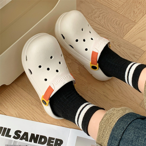 women‘s drooping hole shoes summer 2024 new couple platform non slip outdoor fashion slippers women‘s summer sandals