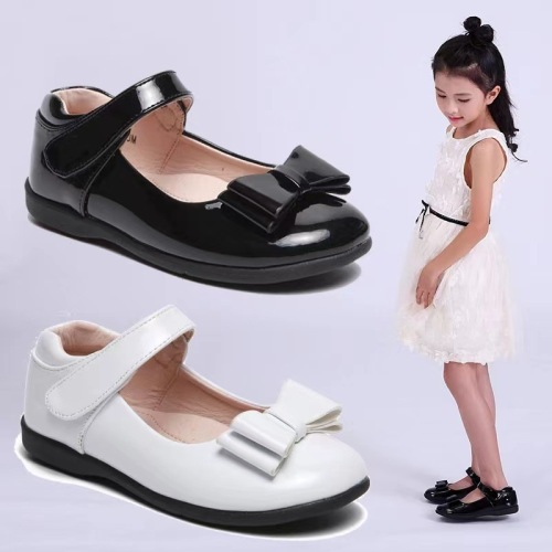 girls black leather shoes children‘s white soft bottom princess shoes summer women‘s treasure leather performance stage shoes kids‘ shoes for student